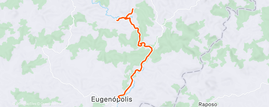 Map of the activity, Um passeio, várias intercorrências, e um banho de cachoeira 😅🙌🏼