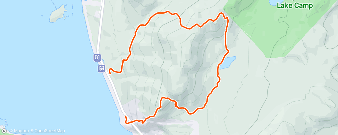 Kaart van de activiteit “Lunch Trail Run”