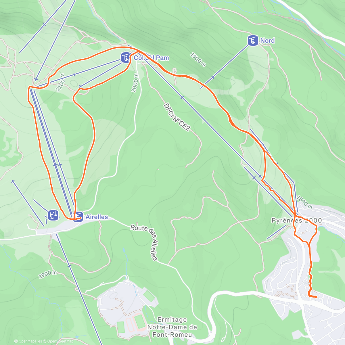 Map of the activity, 🌞 🍚 avec l’écureuil