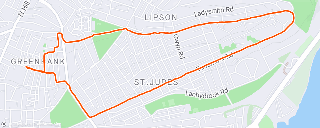 Map of the activity, After school run 🏃‍♂️