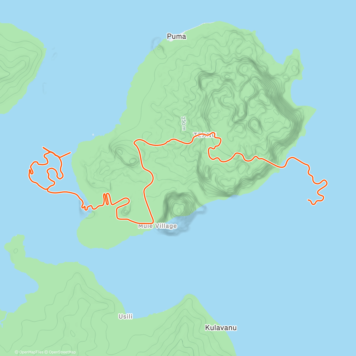 Map of the activity, Zwift - Whole Lotta Lava in Watopia