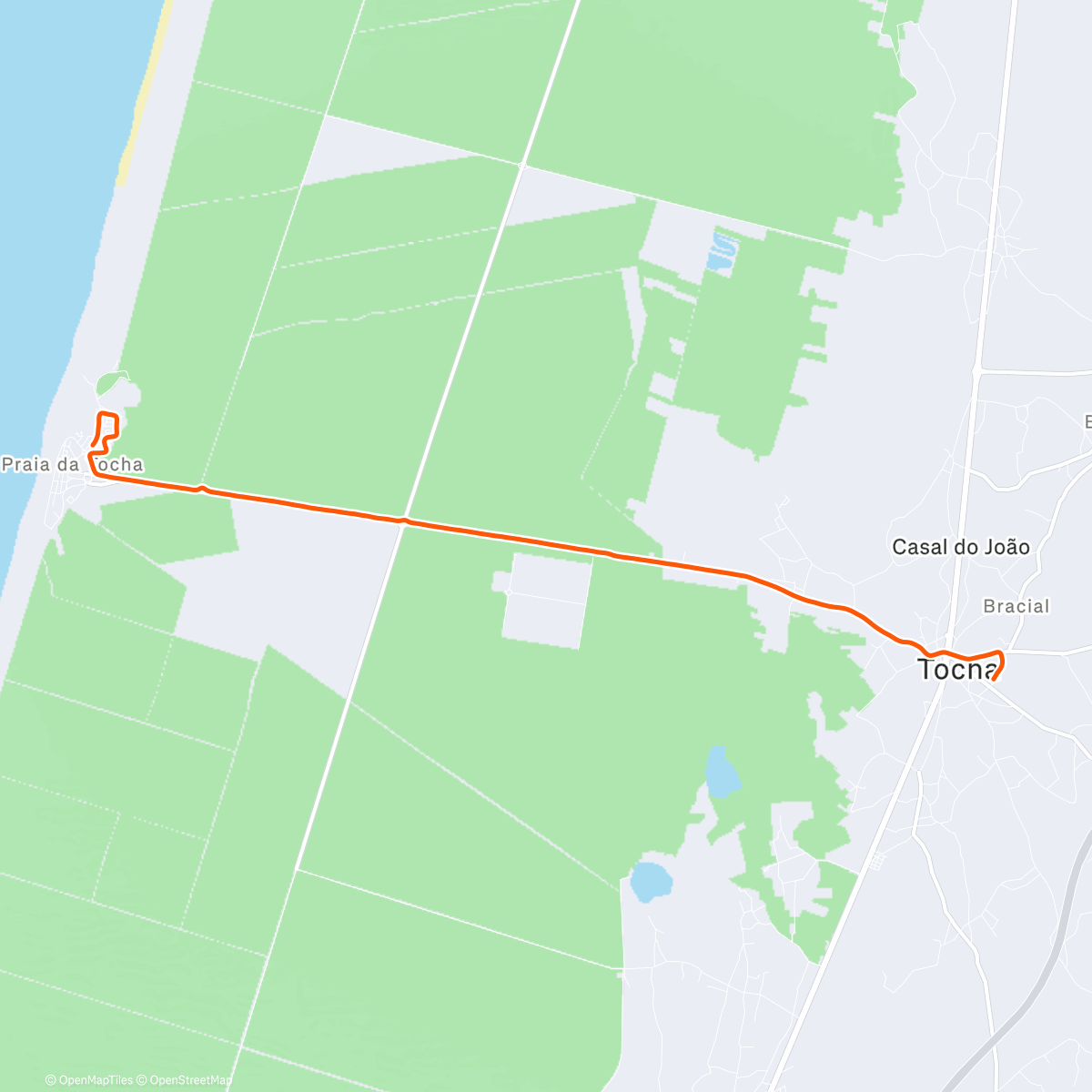 Карта физической активности (São Silvestre Praia da Tocha 2025

-> recorde pessoal 🥇)