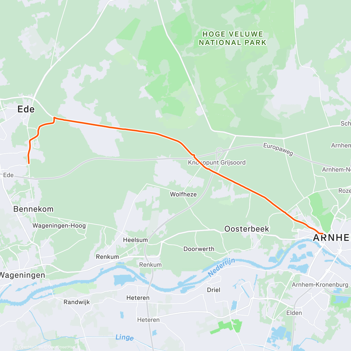 Map of the activity, Lovely morning