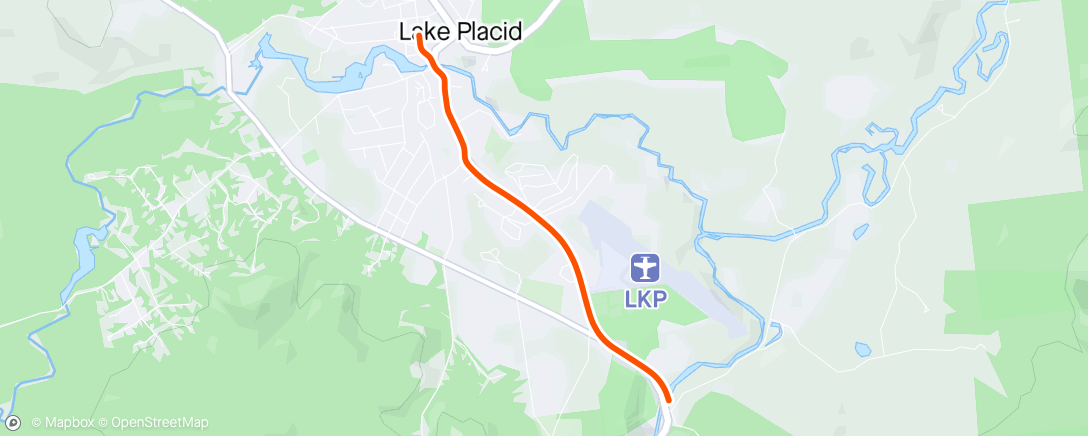 Mapa da atividade, FulGaz - IRONMAN Lake Placid