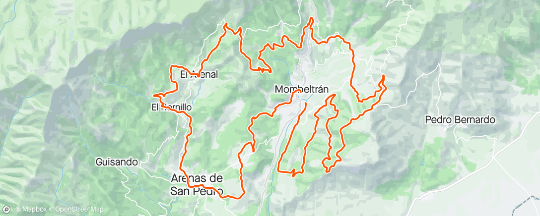 Map of the activity, Maratón Bajo Tietar ‘24