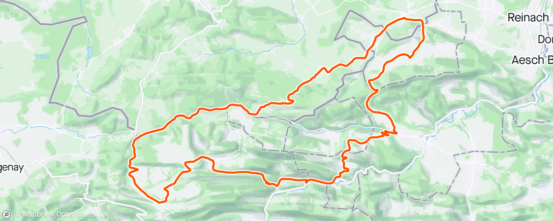 Map of the activity, Route suisse avec Fred et Thibaud
