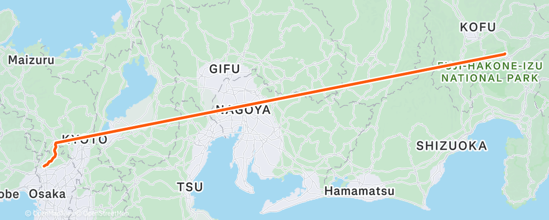 Map of the activity, Fahrt am Nachmittag