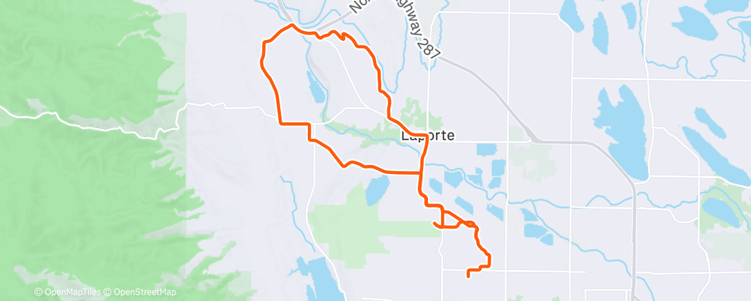 Map of the activity, Afternoon Gravel Ride