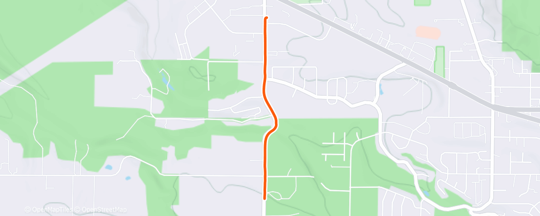 Map of the activity, Morning Run