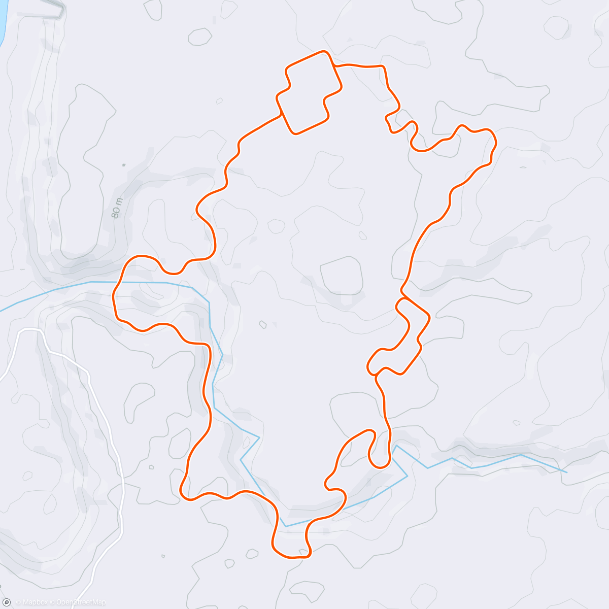 Map of the activity, Zwift - Endurance in Makuri Islands