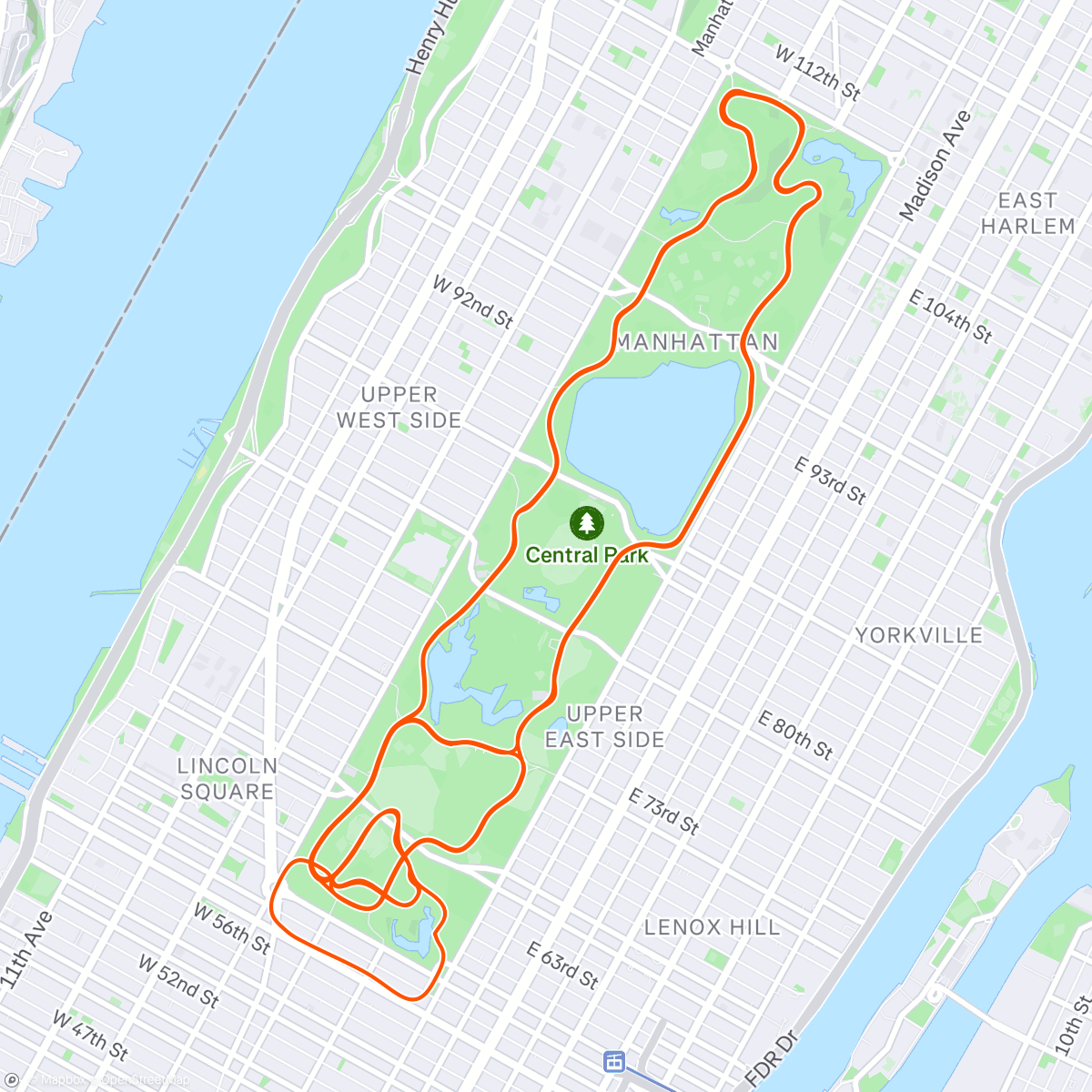 Map of the activity, Zwift - Rolling Roads on Grand Central Circuit in New York