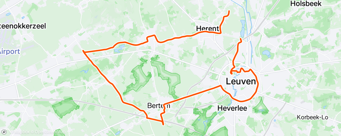 Map of the activity, Morning Ride