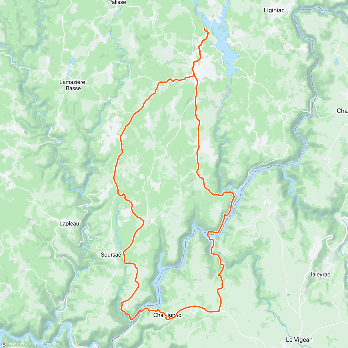 Map of the activity, Dépucelage de vélo de route 😅👌🏻🎉