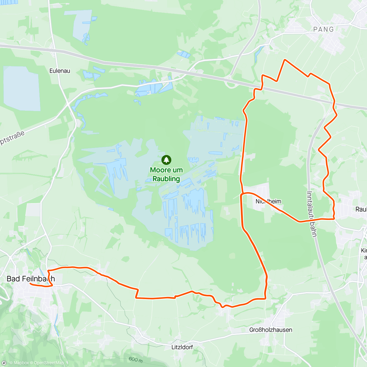 Map of the activity, Missed this 2°C rain rides,NOT.