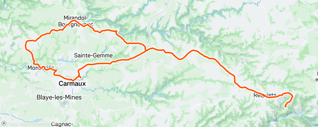 Carte de l'activité