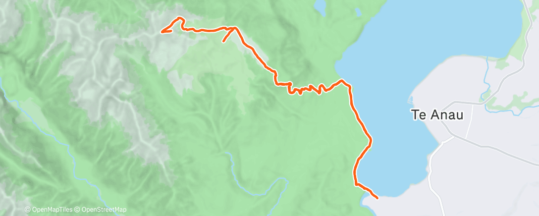 Map of the activity, Morning Trail Run / Hike