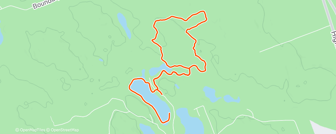 Map of the activity, Boxing Day tour!