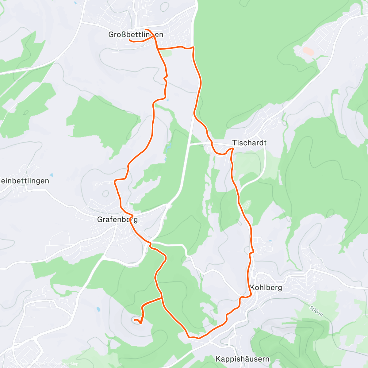 Map of the activity, Neues Bike einrollen 😍