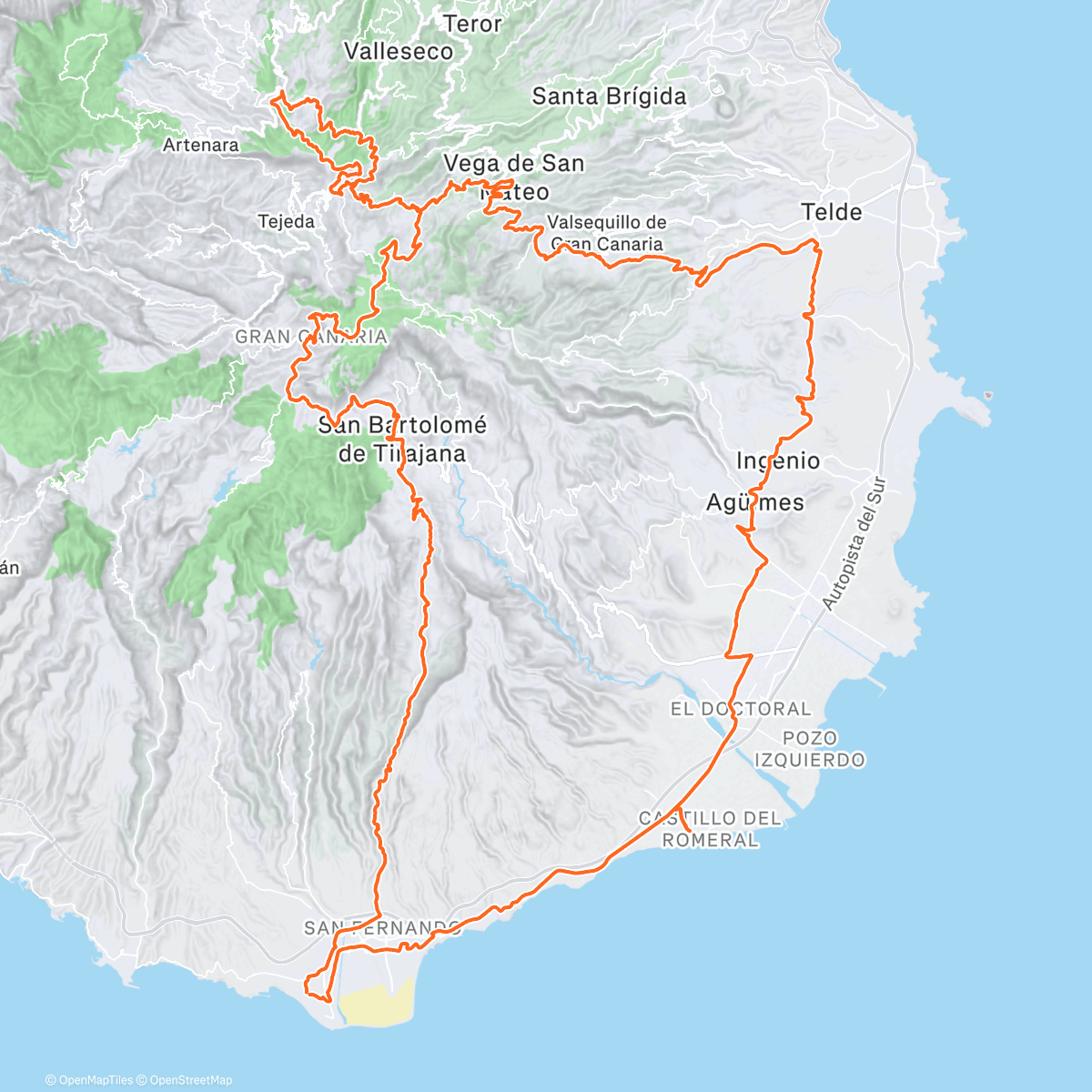Map of the activity, Coers GC🇪🇸 dia 4️⃣