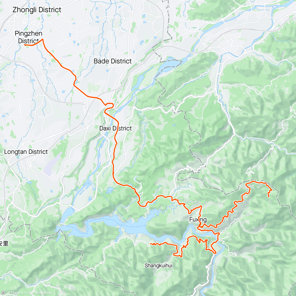 Map of the activity, 崇越 美眼山
