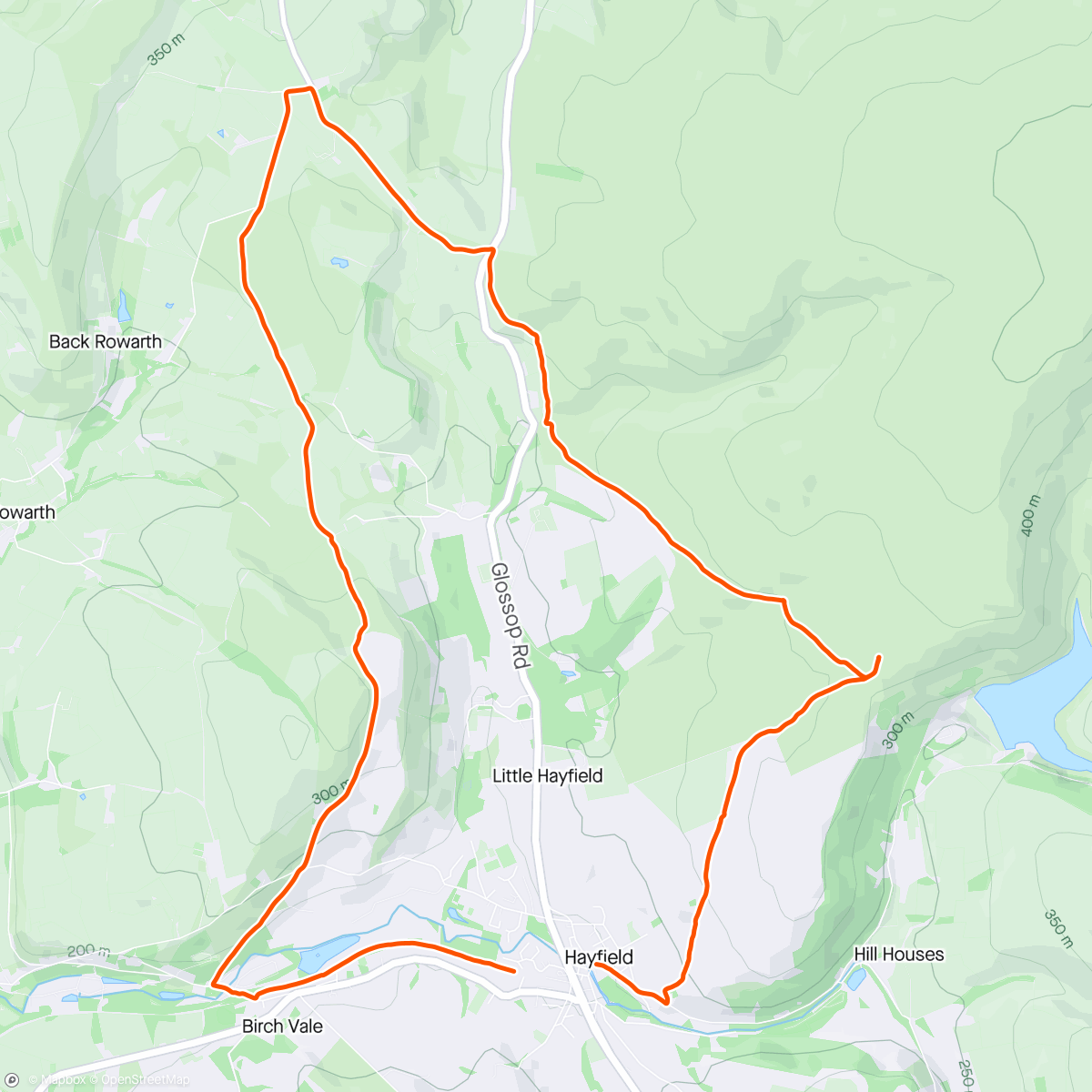 Map of the activity, Shooting cabin loop with the Tuesday gals