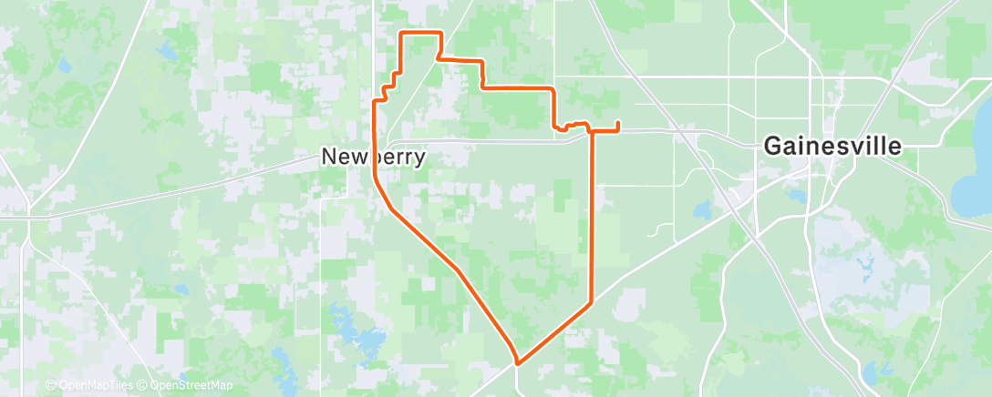 Карта физической активности (Afternoon Ride)