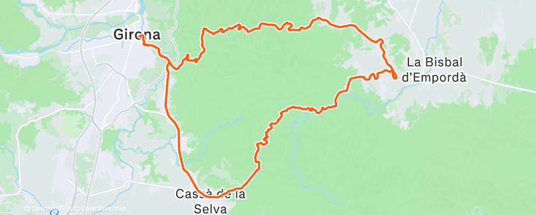 Map of the activity, back home