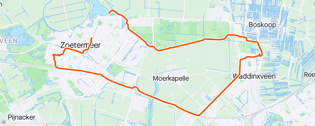 Map of the activity, Fietsforens 29