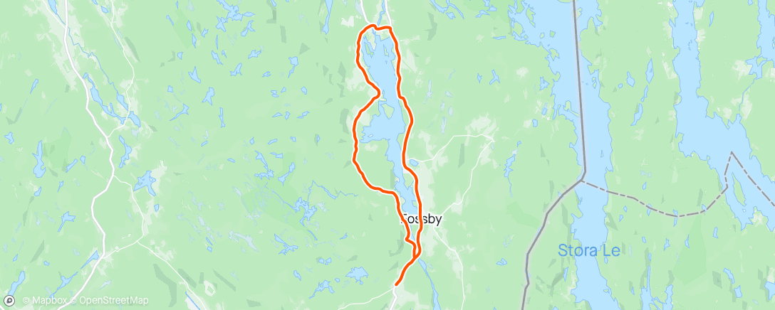 Map of the activity, Eitt magadrag ruinnt Aremarksjøn før heimreise 🌞😊