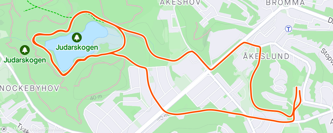 Map of the activity, Morning Run ☕️