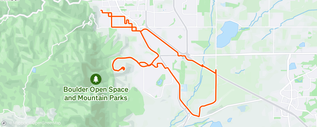 Map of the activity, Ride with mom!