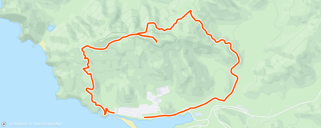 Map of the activity, Afternoon Hike