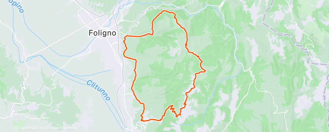 Map of the activity, Lunch E-Bike Ride