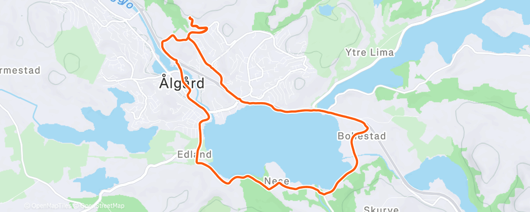 「Afternoon Run」活動的地圖