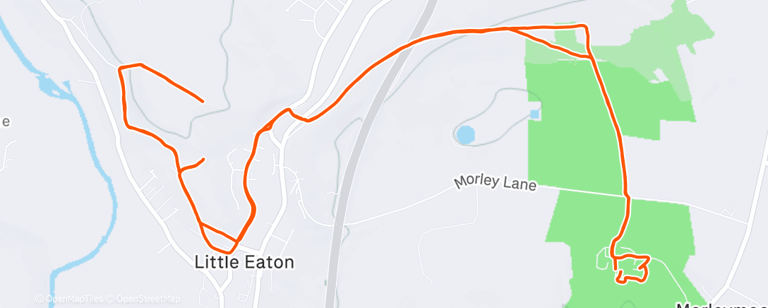 Map of the activity, Strides & 6 tempo sets