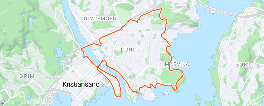 Map of the activity, Rundt Lund i hyggelig lag