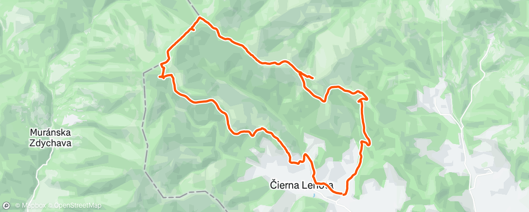 Map of the activity, Morning Run