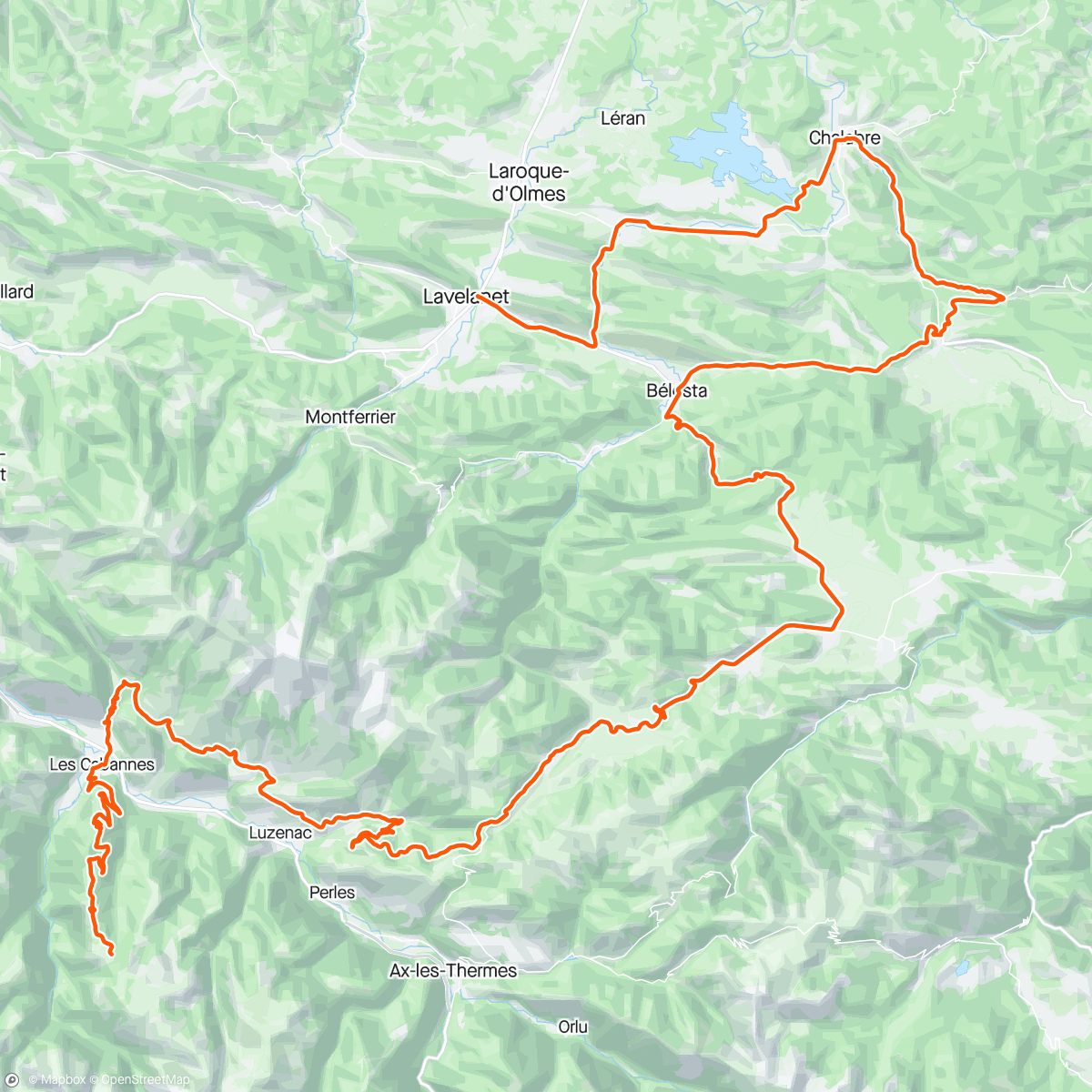 Map of the activity, Ronde de l’Isard - Stage 4 🏆