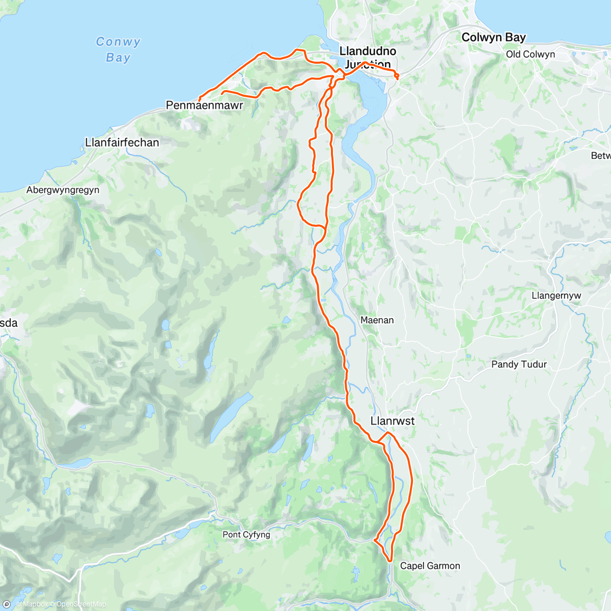 Map of the activity, Tuesday heroes spin.