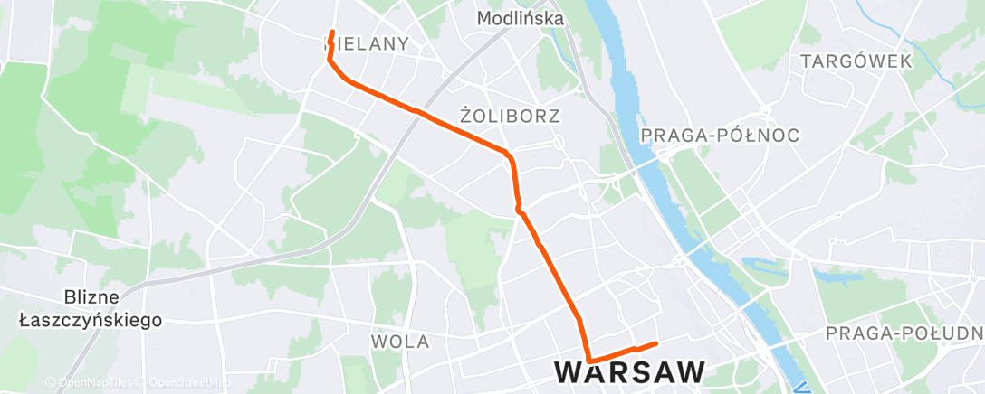 Карта физической активности (Morning Ride)