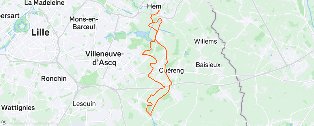 Map of the activity, Val de marque 26k