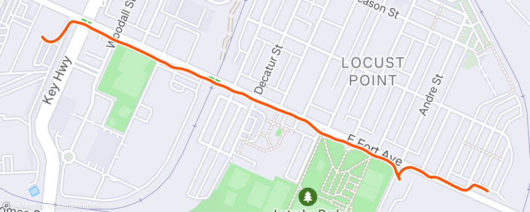 Map of the activity, warm up