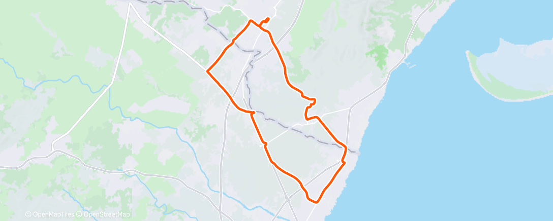 Map of the activity, Morning Ride