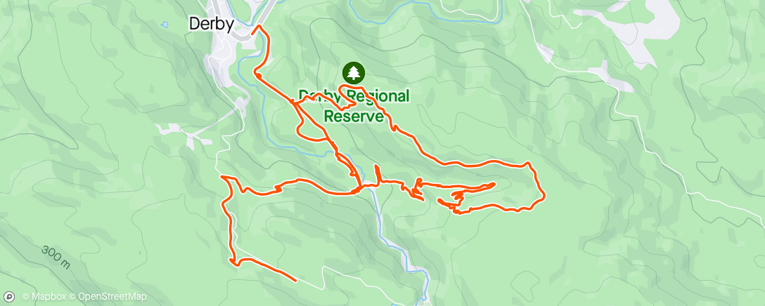 Mapa de la actividad, Lunch E-Mountain Bike Ride