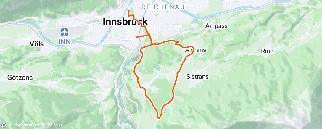 Kaart van de activiteit “Zwift - TT: HISP WINTER TOUR STAGE 1 on 2018 Worlds Short Lap in Innsbruck”