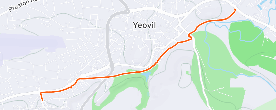 Карта физической активности (Easy effort with 5 x 200m 5k effort. 90 secs recovery.)