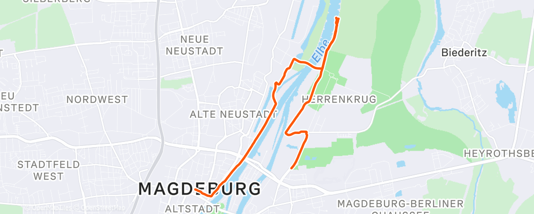 Mappa dell'attività Mittagspaziergang