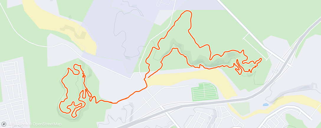 Map of the activity, Afternoon Ride