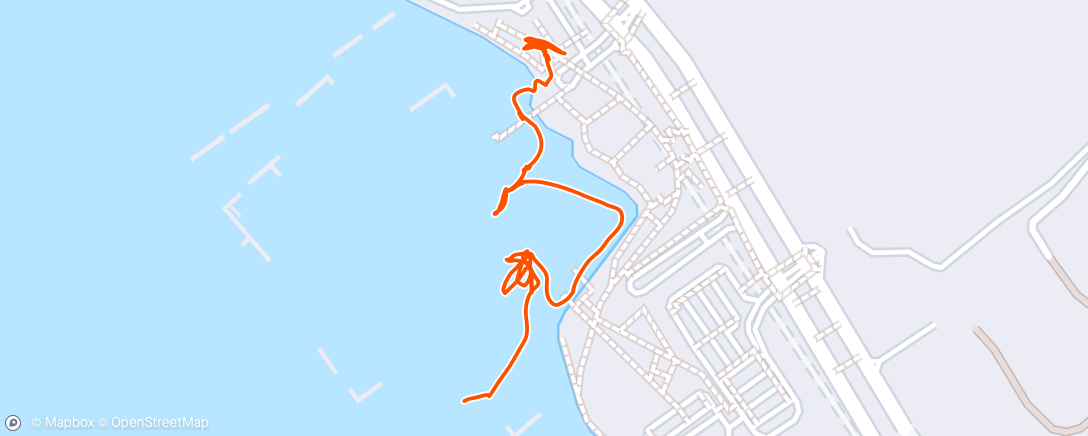 Mapa de la actividad, Evening Kayaking