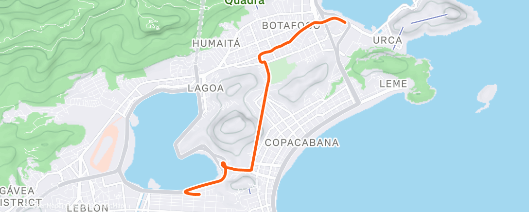 Карта физической активности (Sortie vélo dans l'après-midi)